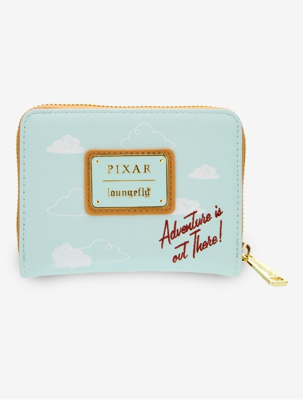 Loungefly Pixar Light Blue 'Adventure Is Out There' Zip Wallet